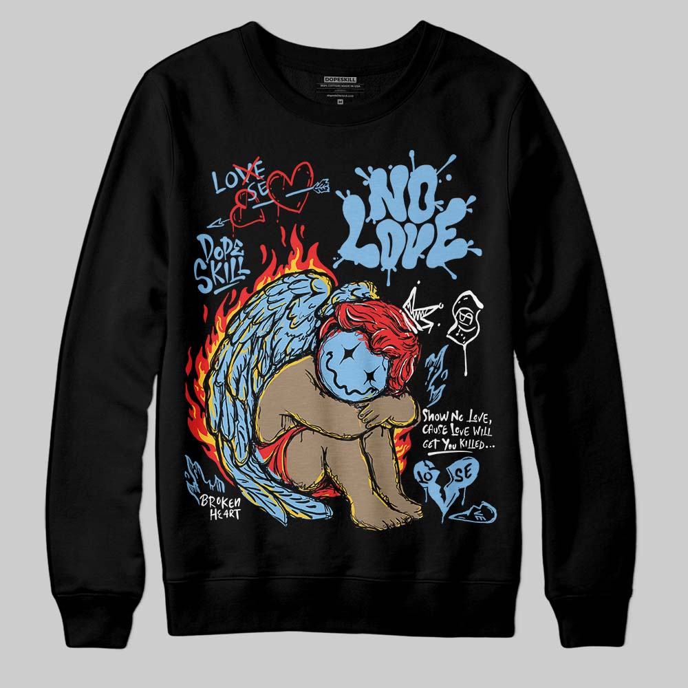 University Blue Collection superstreetwear Sweatshirt No Love Graphic