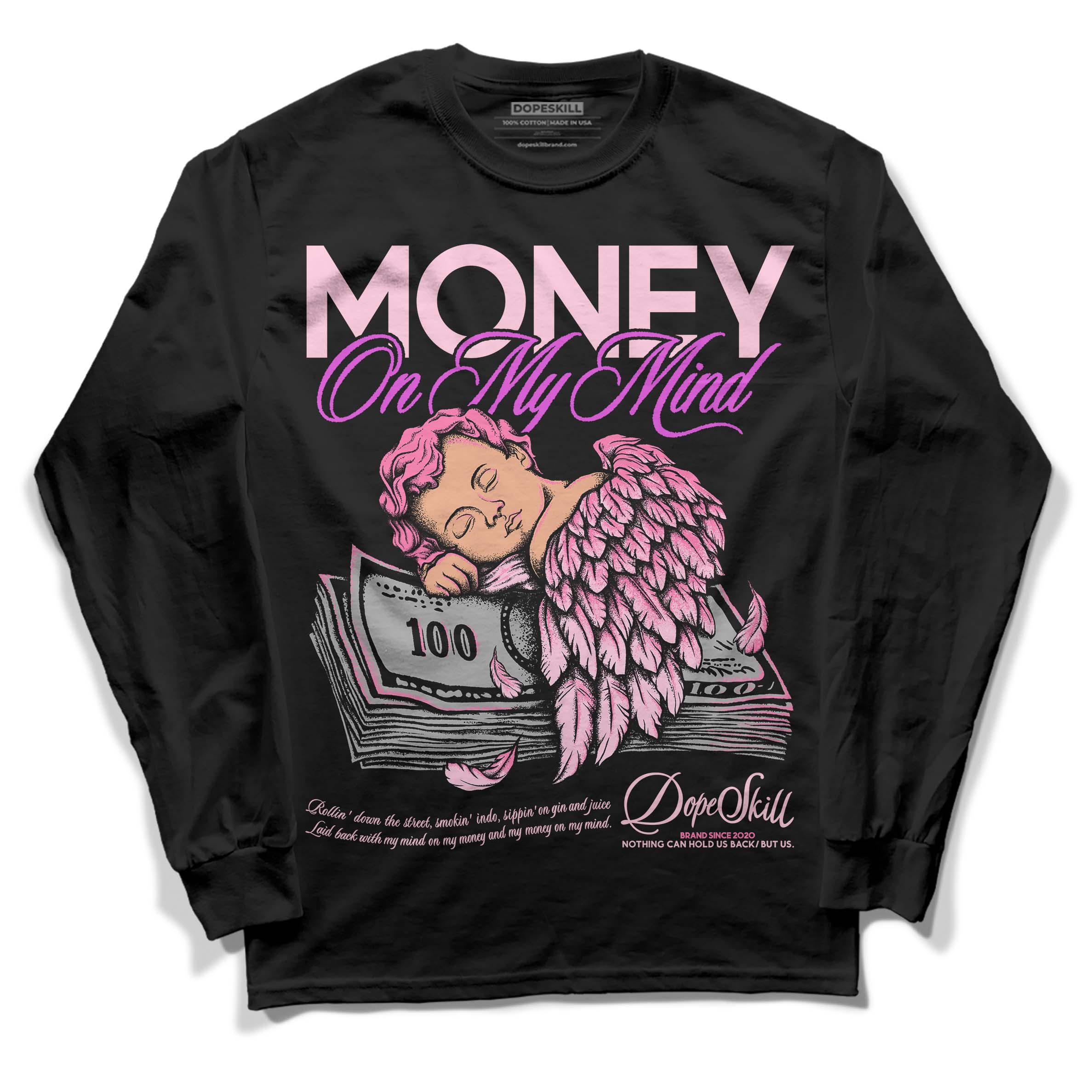 Dunk Low Pink Foam superstreetwear Long Sleeve T-Shirt MOMM Graphic