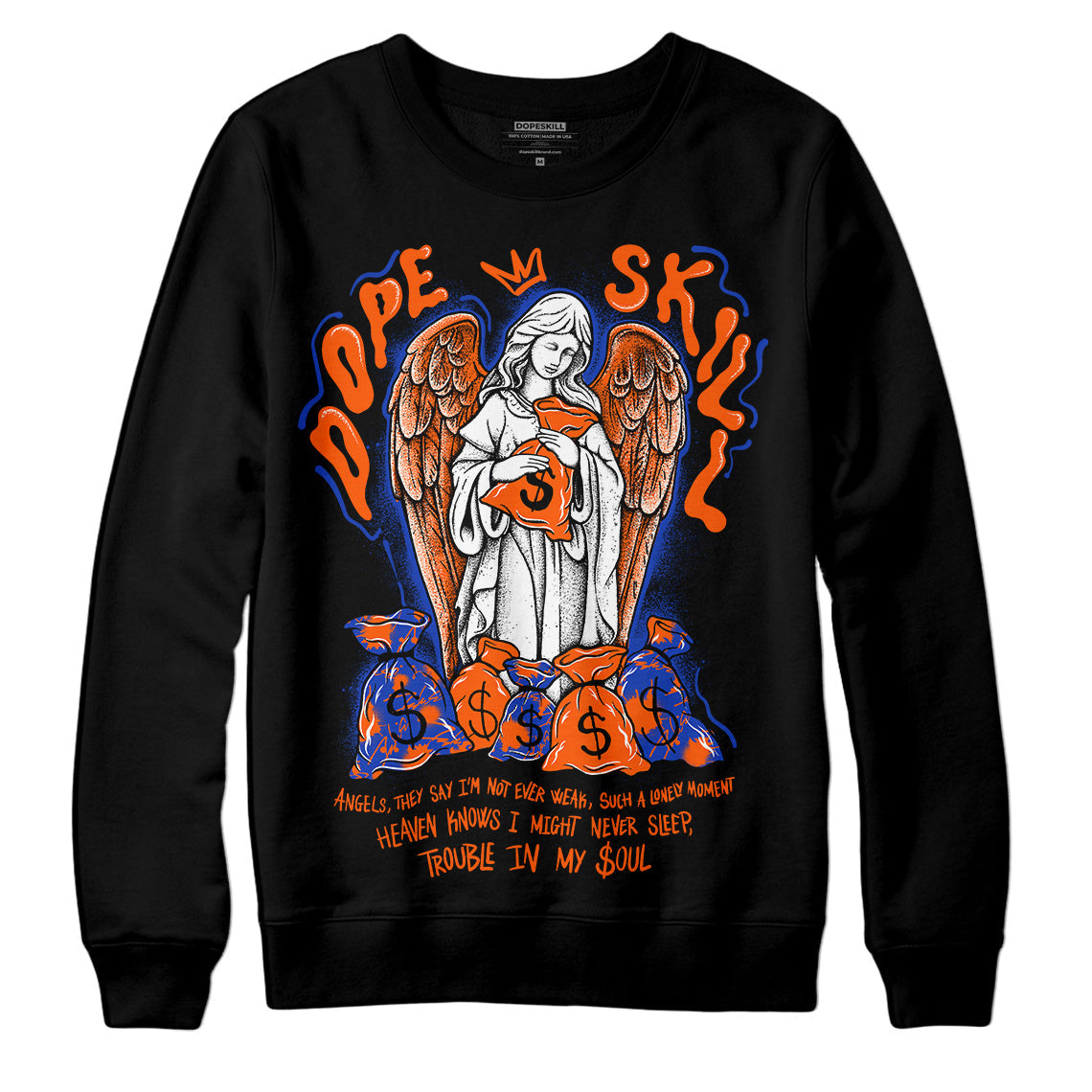 Dunk Low Futura Orange Blaze superstreetwear Sweatshirt Angels Graphic