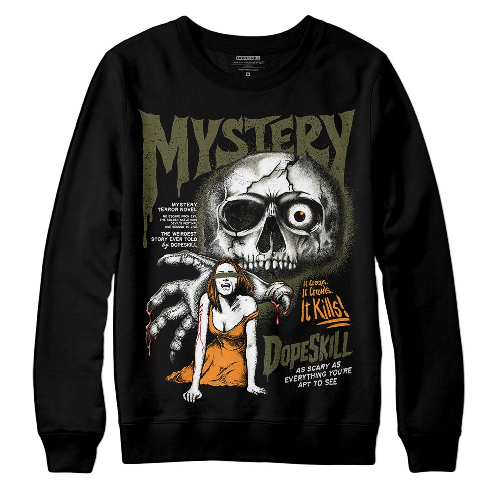 Olive 5s superstreetwear Sweatshirt Mystery Ghostly Grasp Graphic