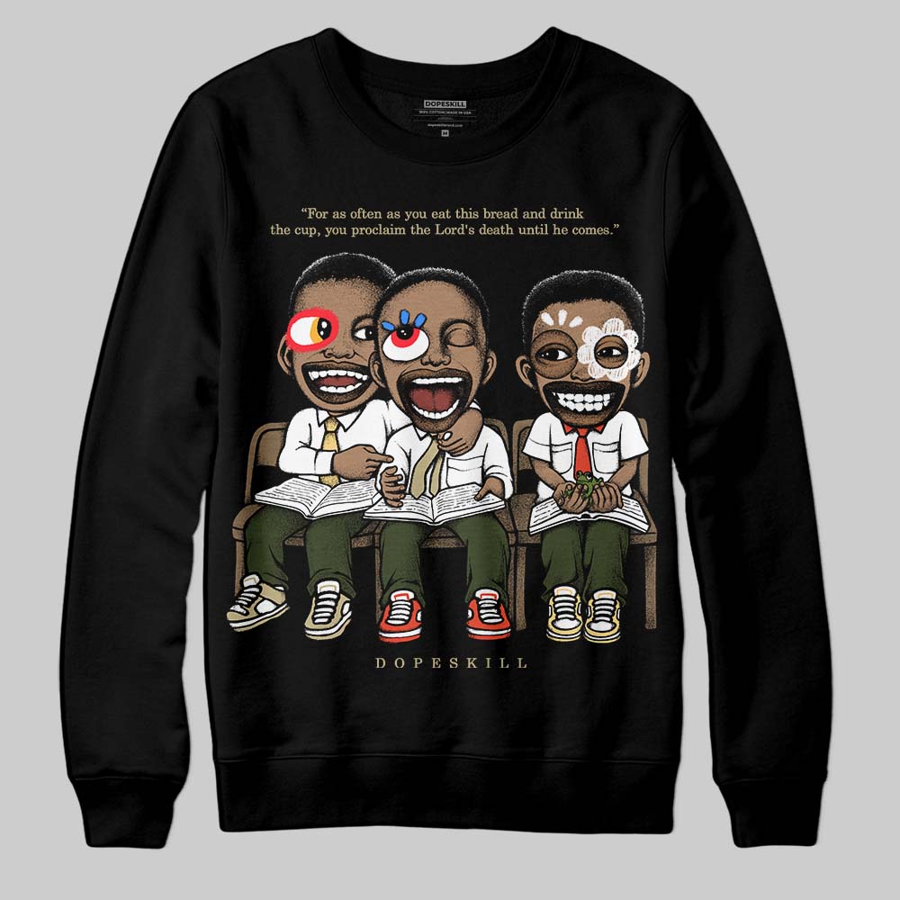 Olive Collection superstreetwear Sweatshirt First Sunday Graphic