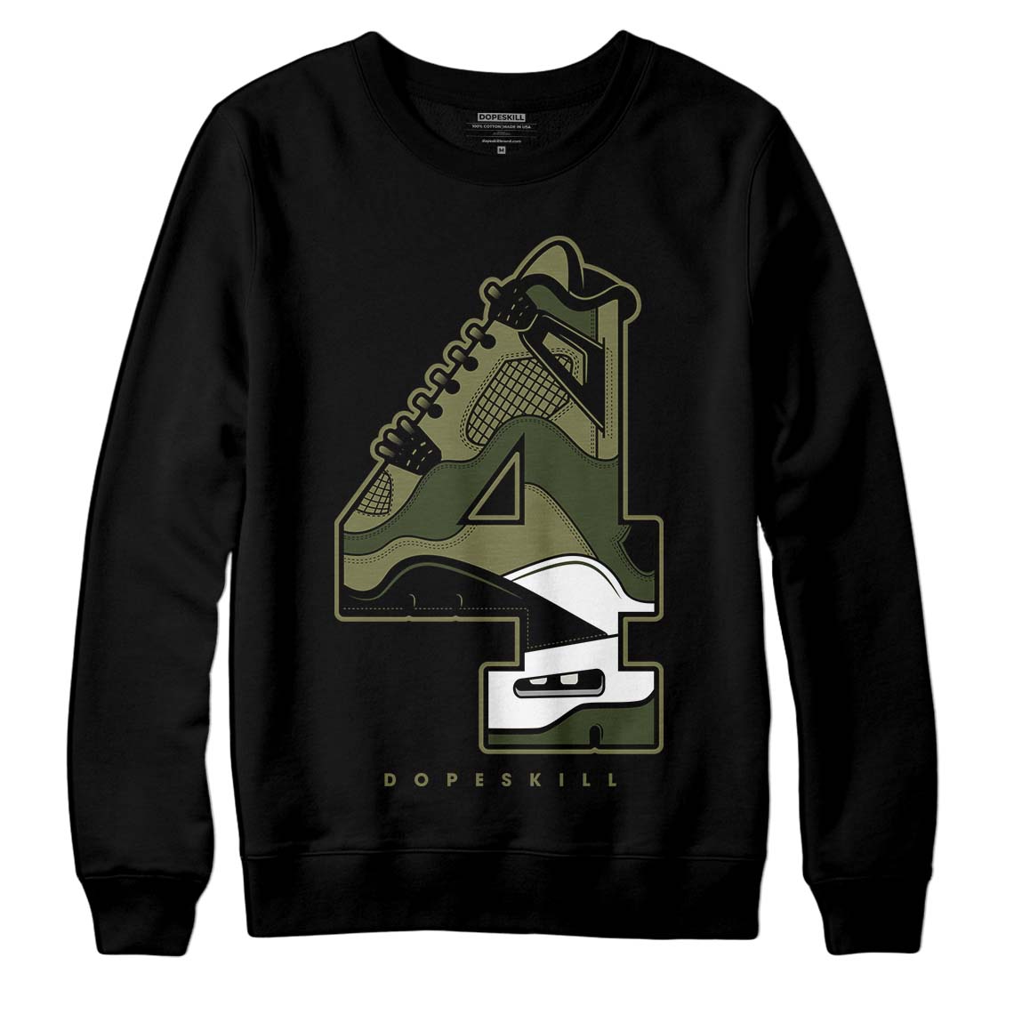 Craft Olive 4s superstreetwear Sweatshirt No.4 Graphic