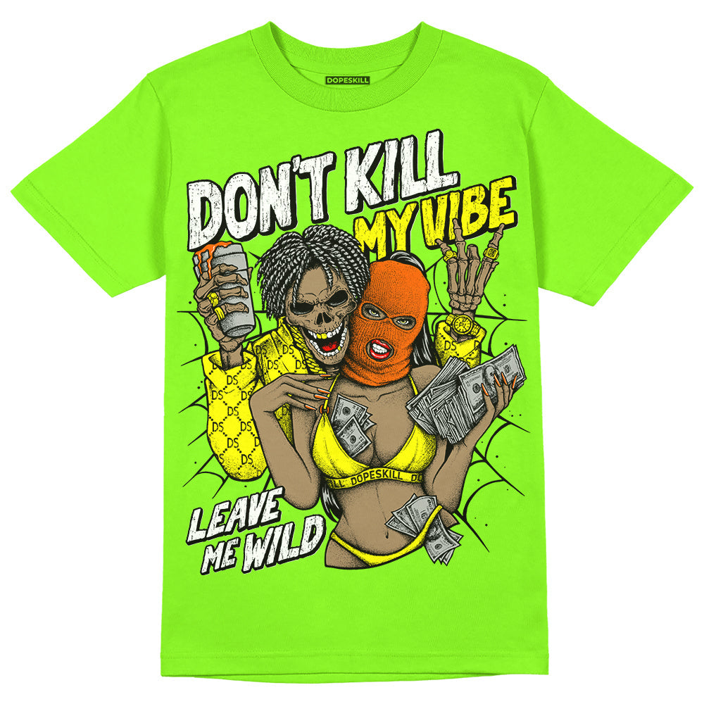 Neon Green Collection superstreetwear Neon Green T-shirt Don't Kill My Vibe Graphic