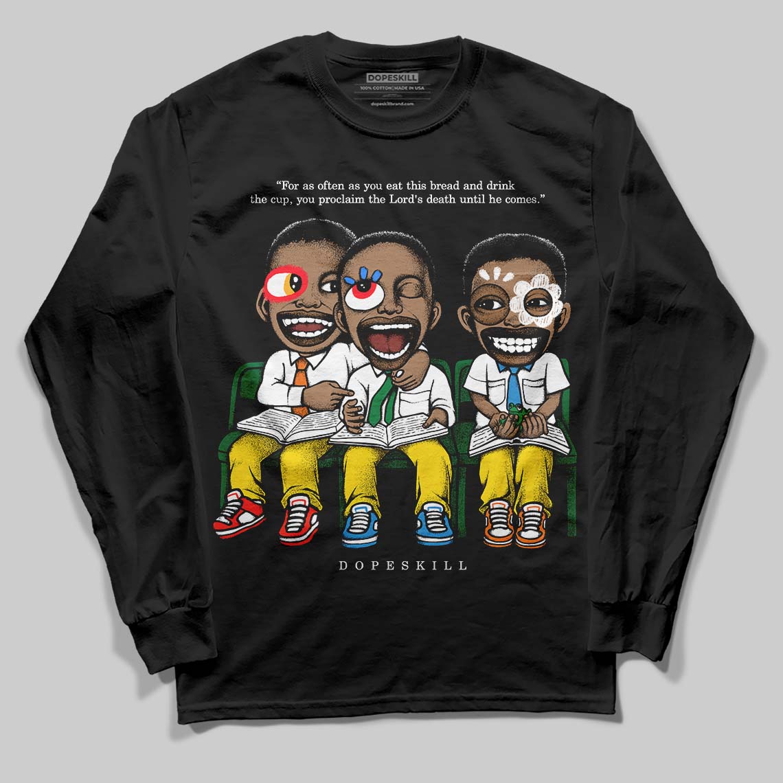 Dunk Reverse Brazil superstreetwear Long Sleeve T-Shirt First Sunday Graphic