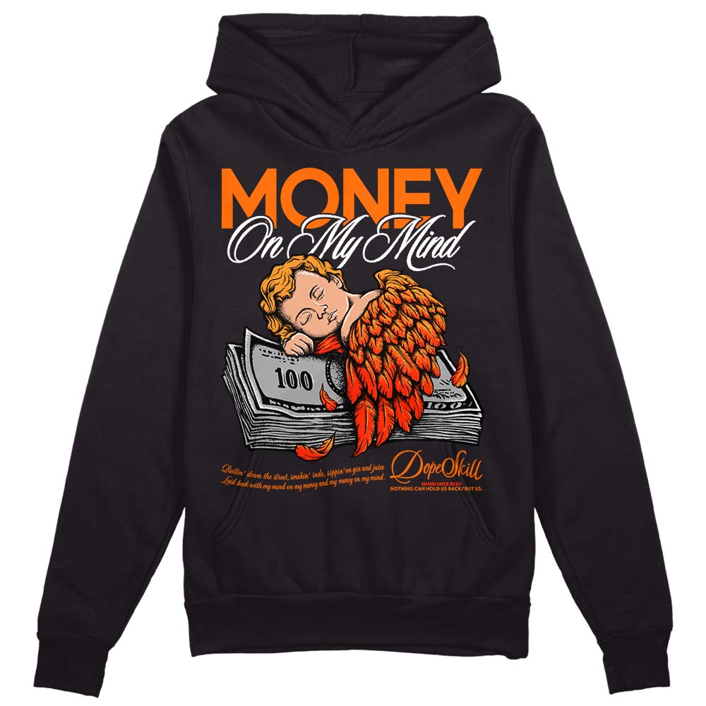 Orange Black White superstreetwear Hoodie Sweatshirt MOMM Graphic