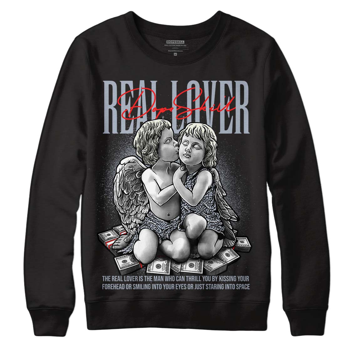 White Cement Reimagined 3s superstreetwear Sweatshirt Real Lover Graphic