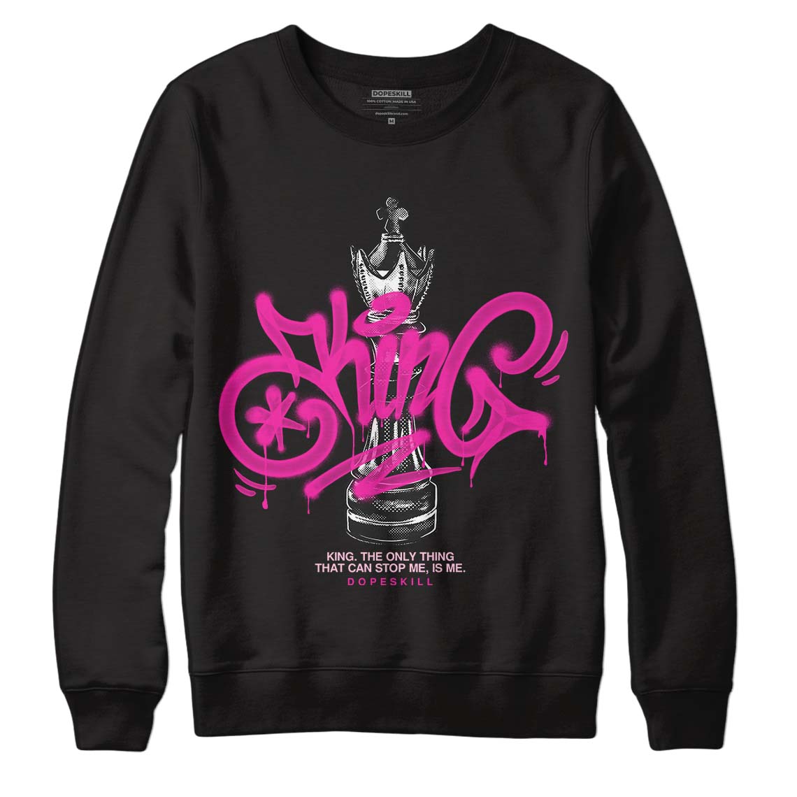 Triple Pink Dunk Low superstreetwear Sweatshirt King Chess Graphic