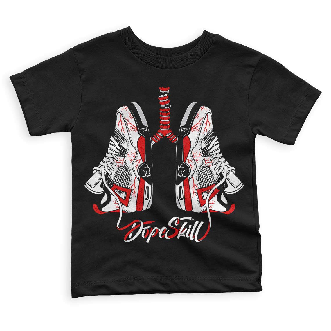 Red Cement 4S superstreetwear Toddler Kids T-shirt Breathe Graphic