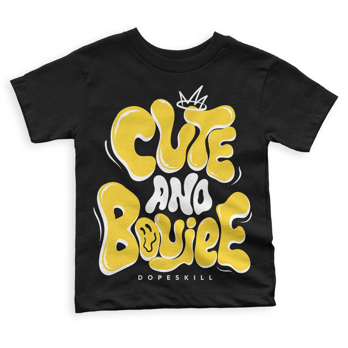 Black Tour Yellow AJ 4 Thunder superstreetwear Toddler Kids T-shirt Cute and Boujee Graphic