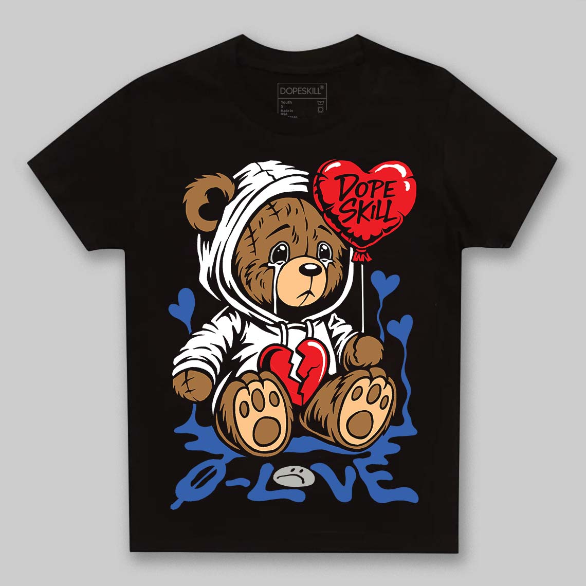 Lucky Shorts 3s superstreetwear Toddler Kids T-shirt Broken Bear Graphic