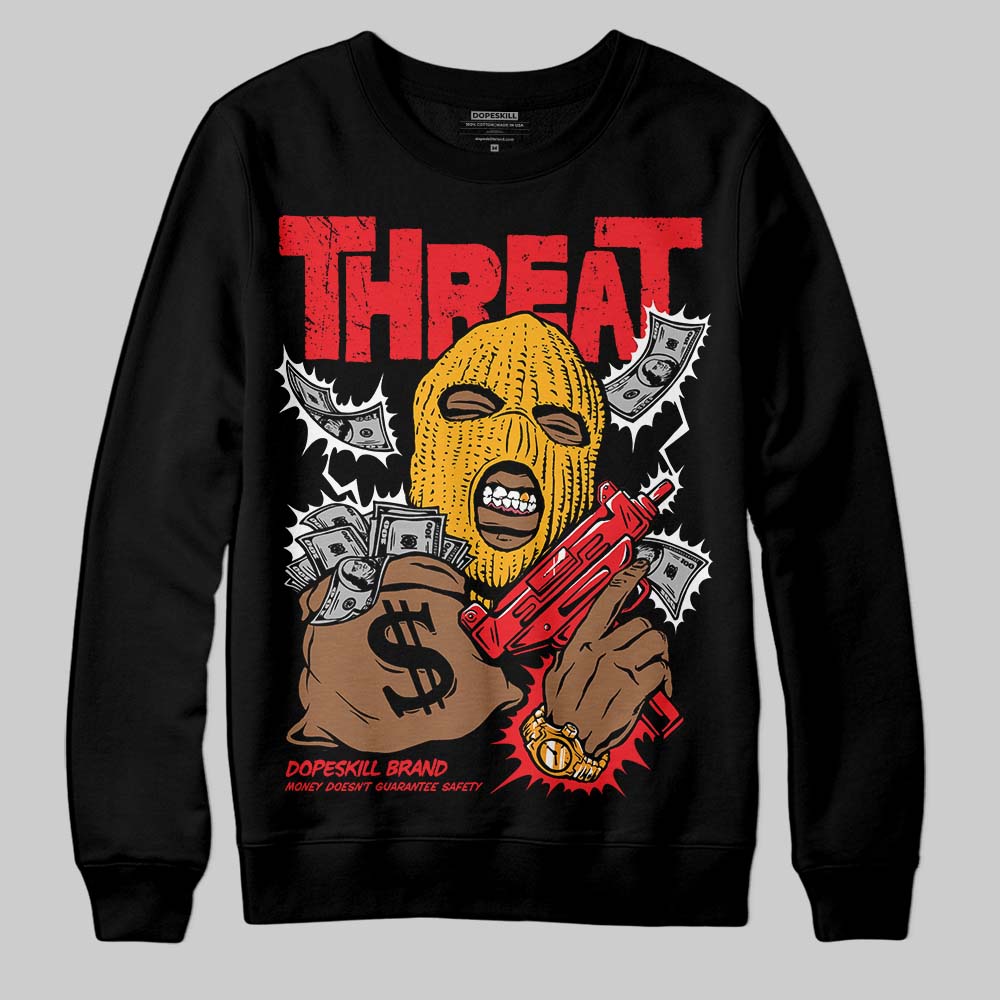 Red Collection superstreetwear Sweatshirt Under Threat Graphic