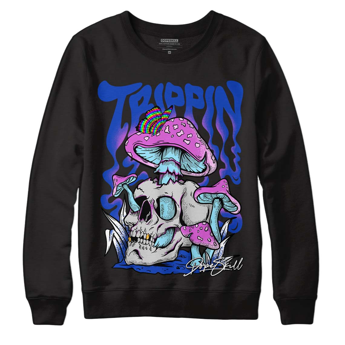 Hyper Royal 12s superstreetwear Sweatshirt Trippin Graphic