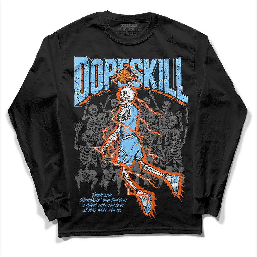 Dunk Futura University Blue superstreetwear Long Sleeve T-Shirt Thunder Dunk Graphic