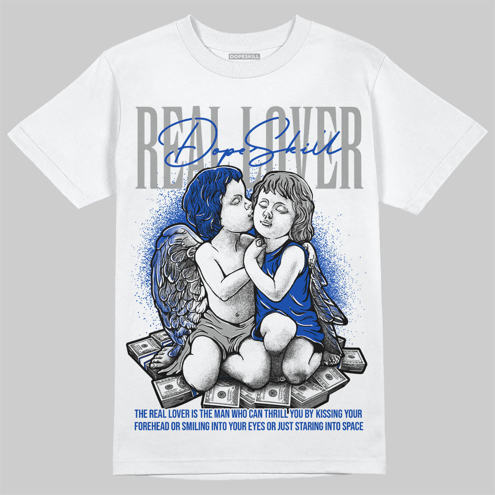 Racer Blue 5s superstreetwear T-Shirt Real Lover Graphic