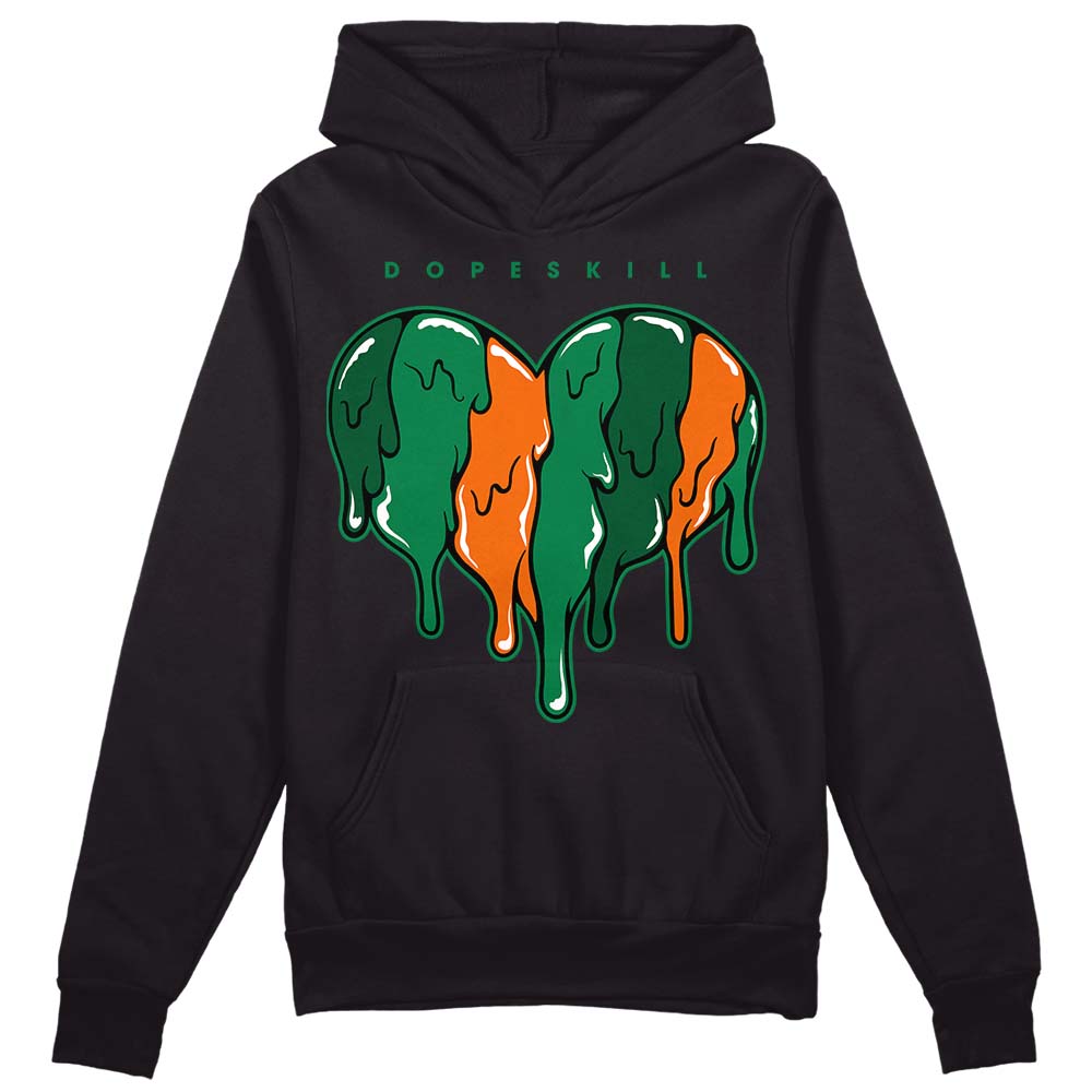 Green Collection superstreetwear Hoodie Sweatshirt Slime Drip Heart Graphic