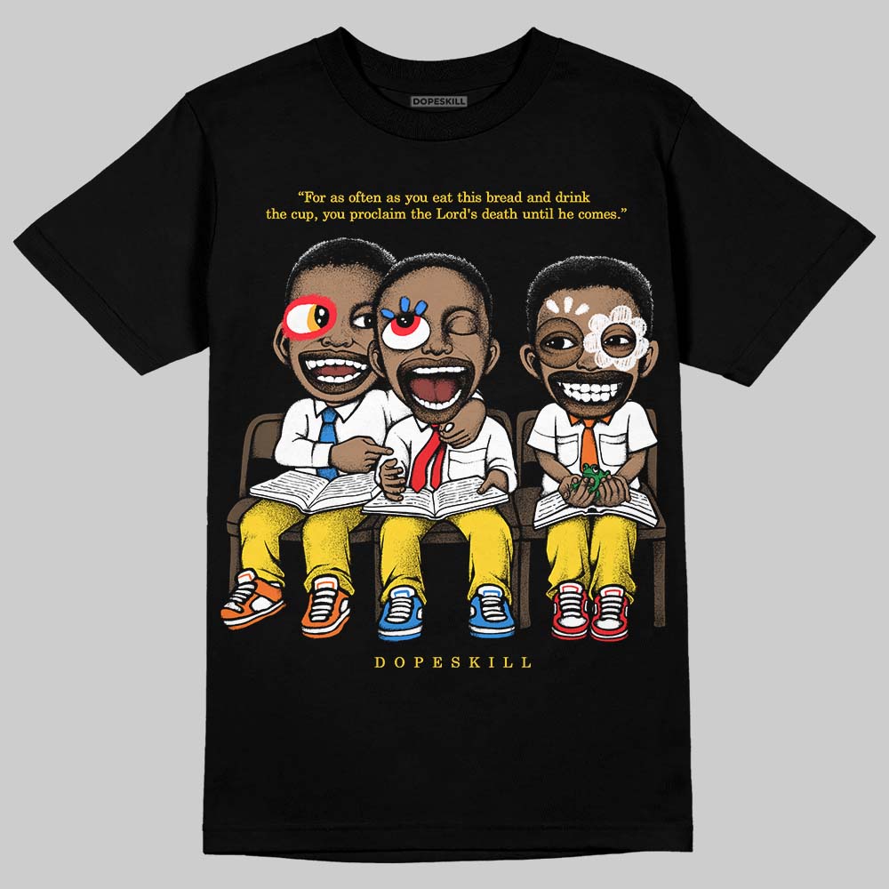 Black Tour Yellow AJ 4 superstreetwear T-Shirt First Sunday Graphic