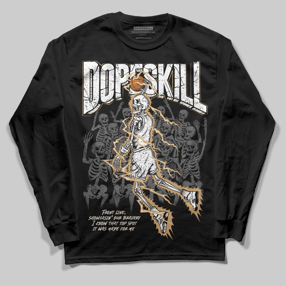 Reverse Metallic 5s superstreetwear Long Sleeve T-Shirt Thunder Dunk Graphic