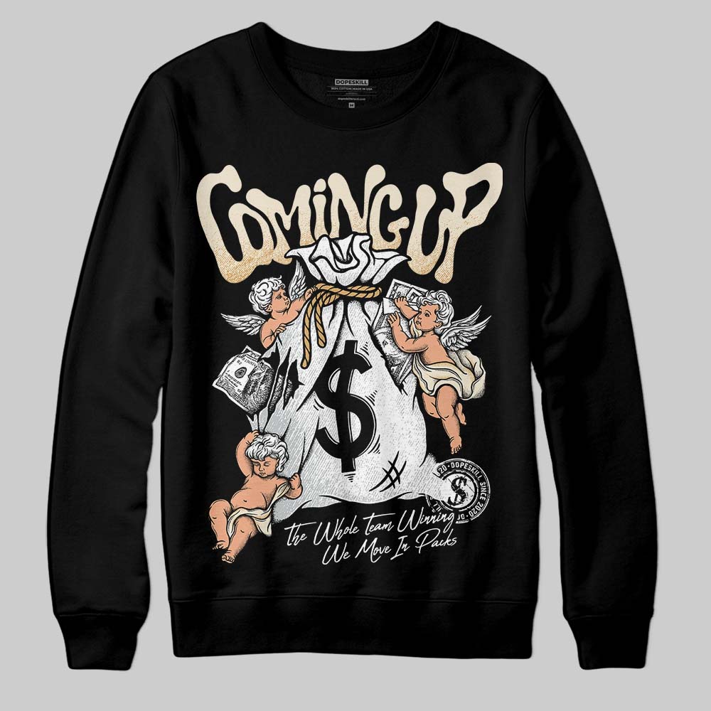 Reverse Metallic 5s superstreetwear Sweatshirt Money Bag Coming Up Graphic