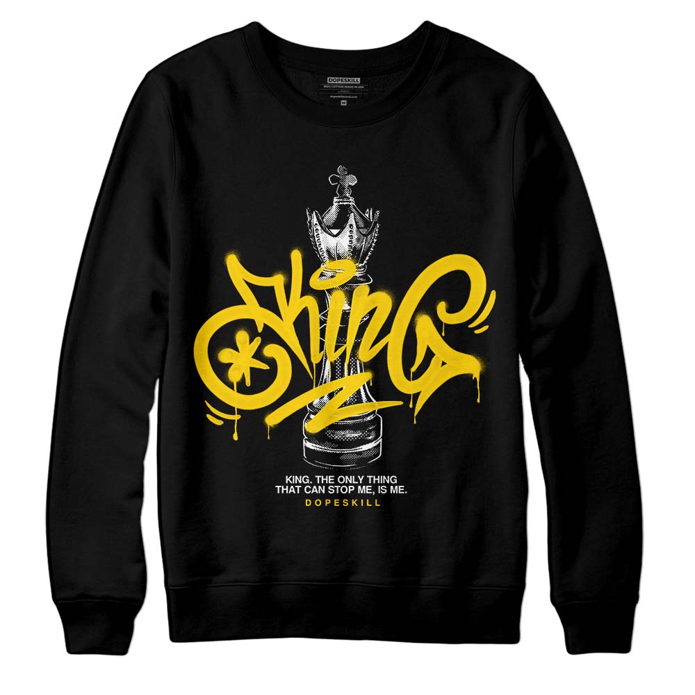 Yellow Ochre 6s superstreetwear Sweatshirt King Chess Graphic