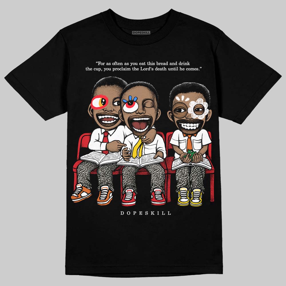 Fire Red 3s superstreetwear T-Shirt First Sunday Graphic