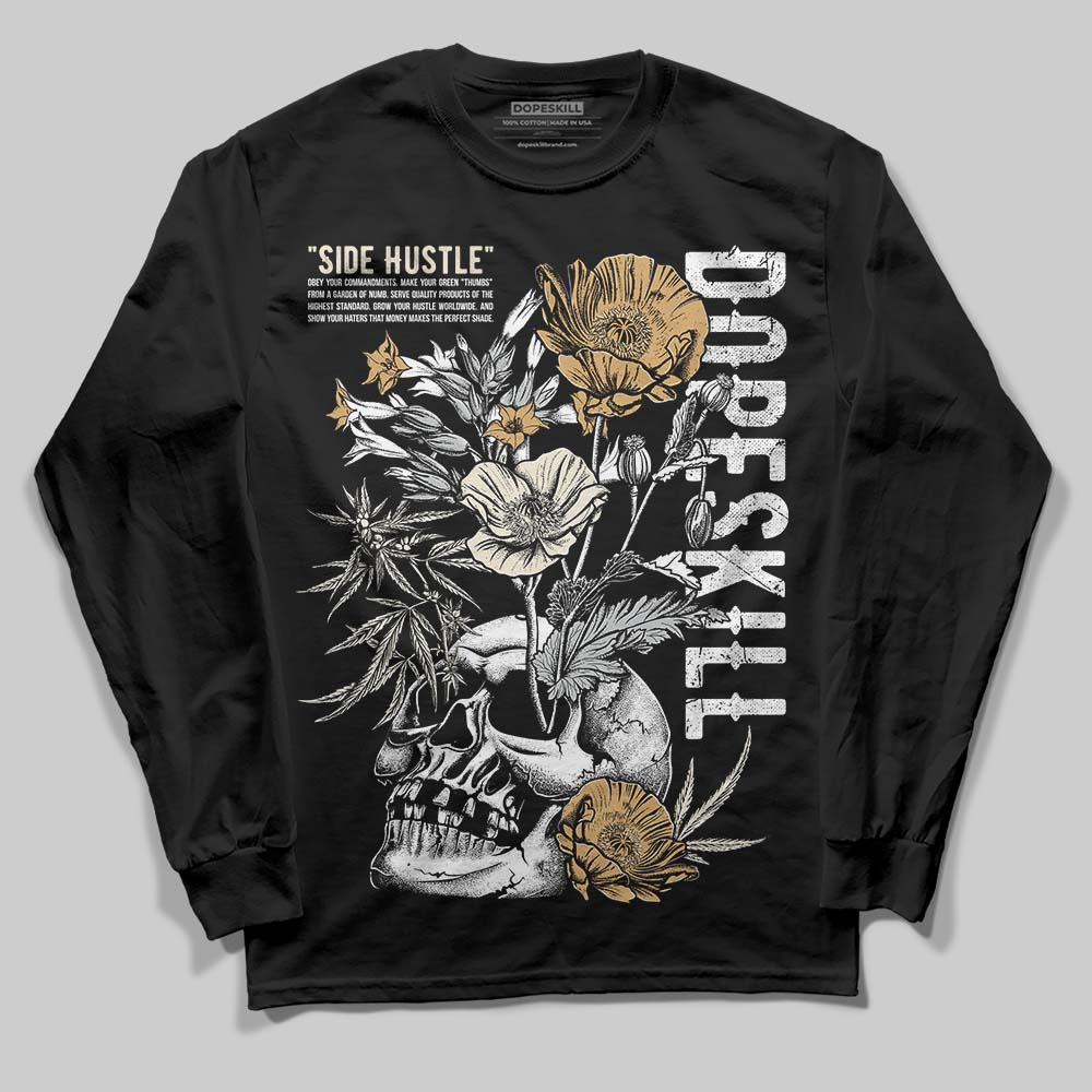 Reverse Metallic 5s superstreetwear Long Sleeve T-Shirt Side Hustle Graphic