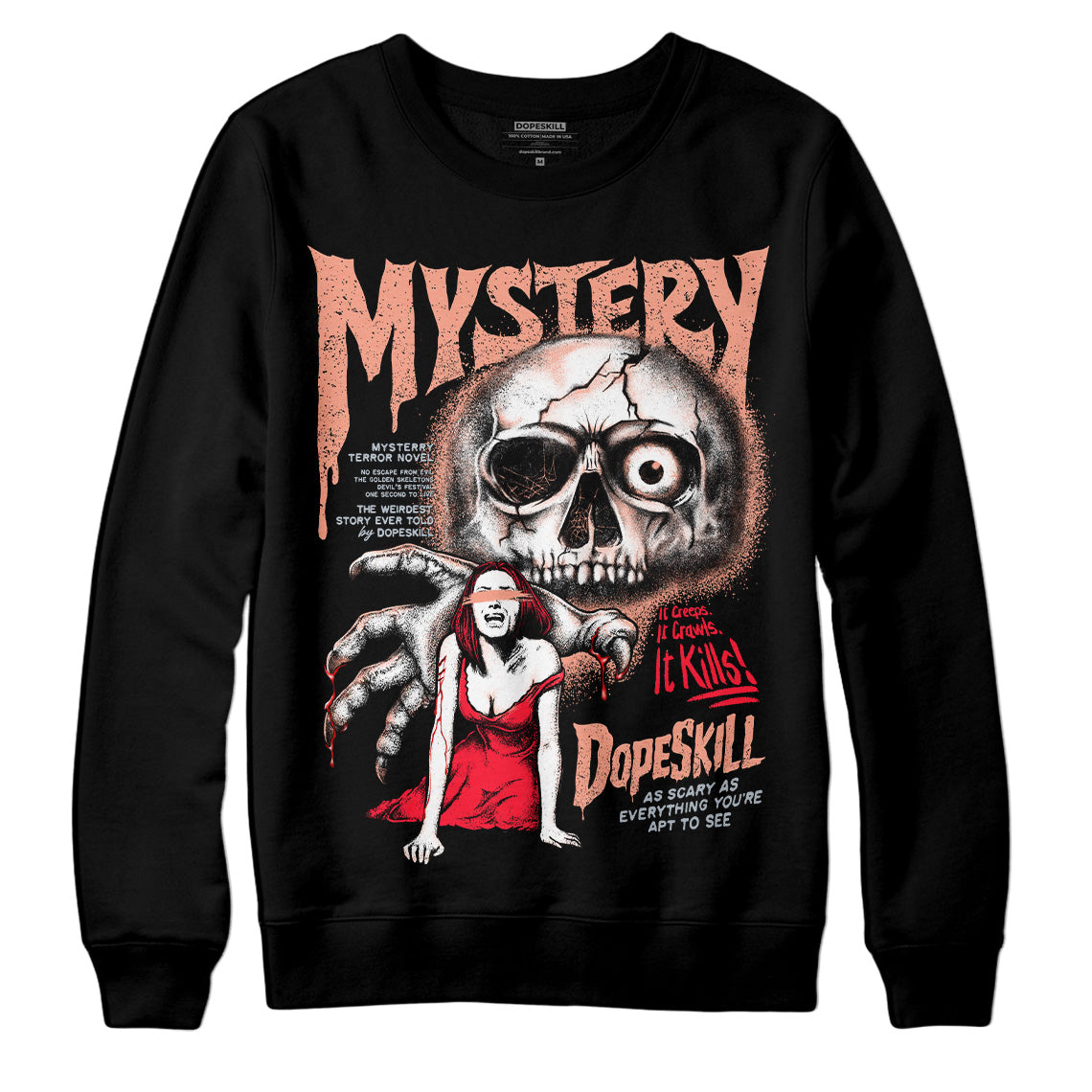 Crimson Bliss 5s superstreetwear Sweatshirt Mystery Ghostly Grasp Graphic