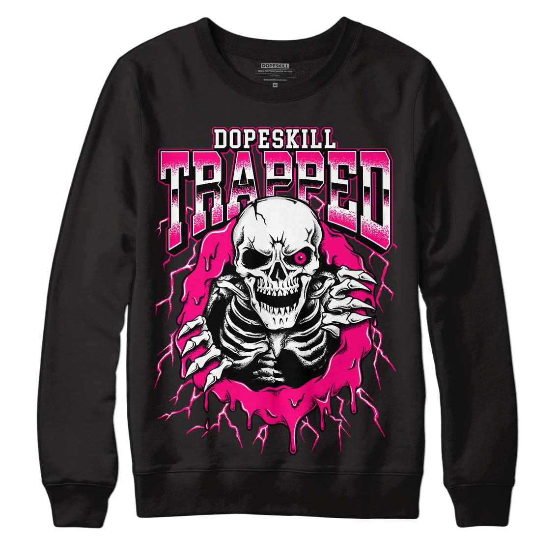 Fierce Pink 1s superstreetwear Sweatshirt Trapped Halloween Graphic