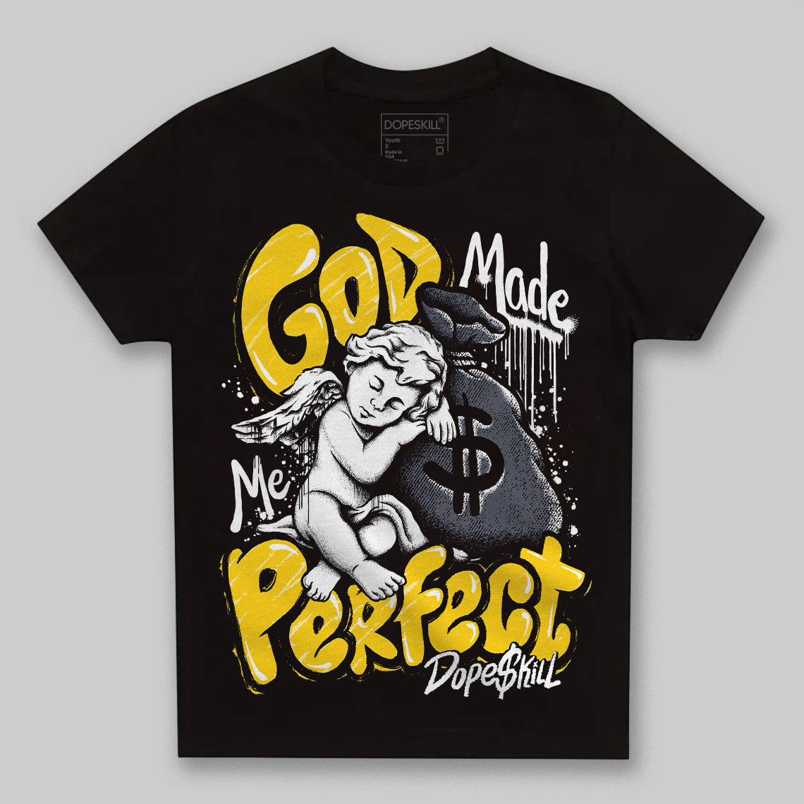 Lightning 4s superstreetwear Toddler Kids T-shirt God Made Me Perfect Graphic