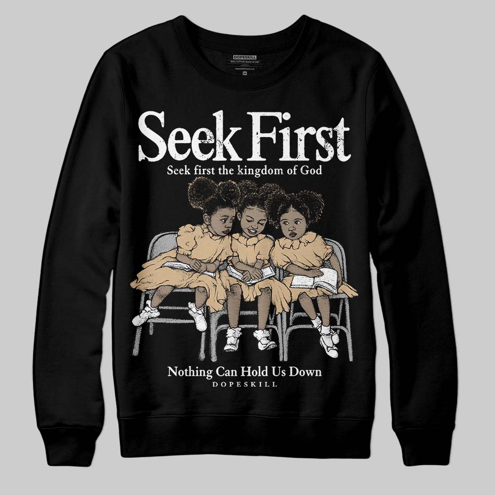 TAN Collection superstreetwear Sweatshirt New Seek First Graphic