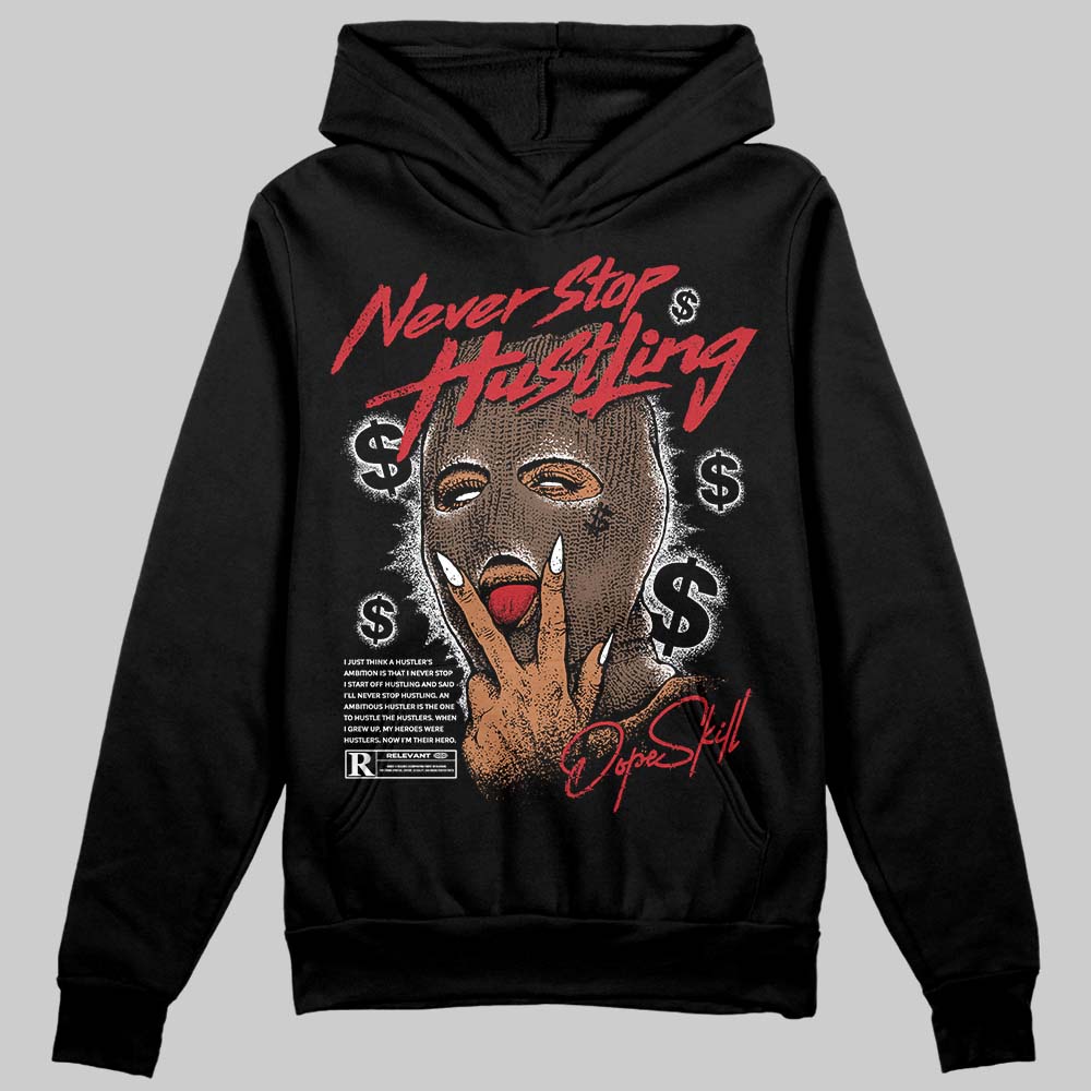 Olive 9s superstreetwear Hoodie Sweatshirt Never Stop Hustling Graphic