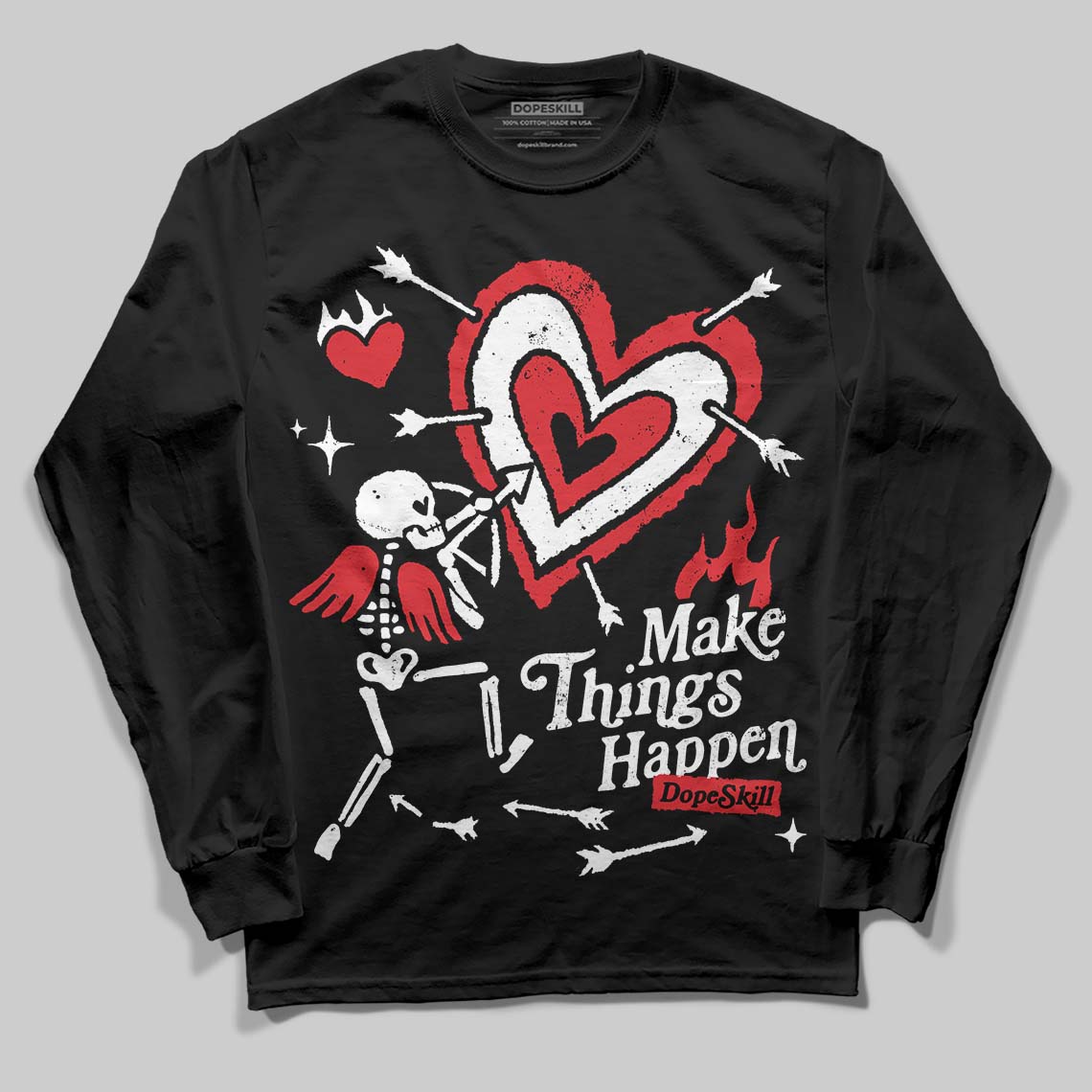 Dunk Panda White Black superstreetwear Long Sleeve T-Shirt Make Things Happen Graphic