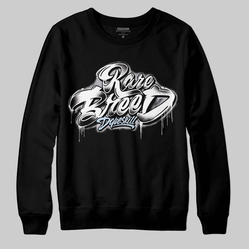 Black Metallic Reimagined 5s superstreetwear Sweatshirt Rare Breed Type Graphic