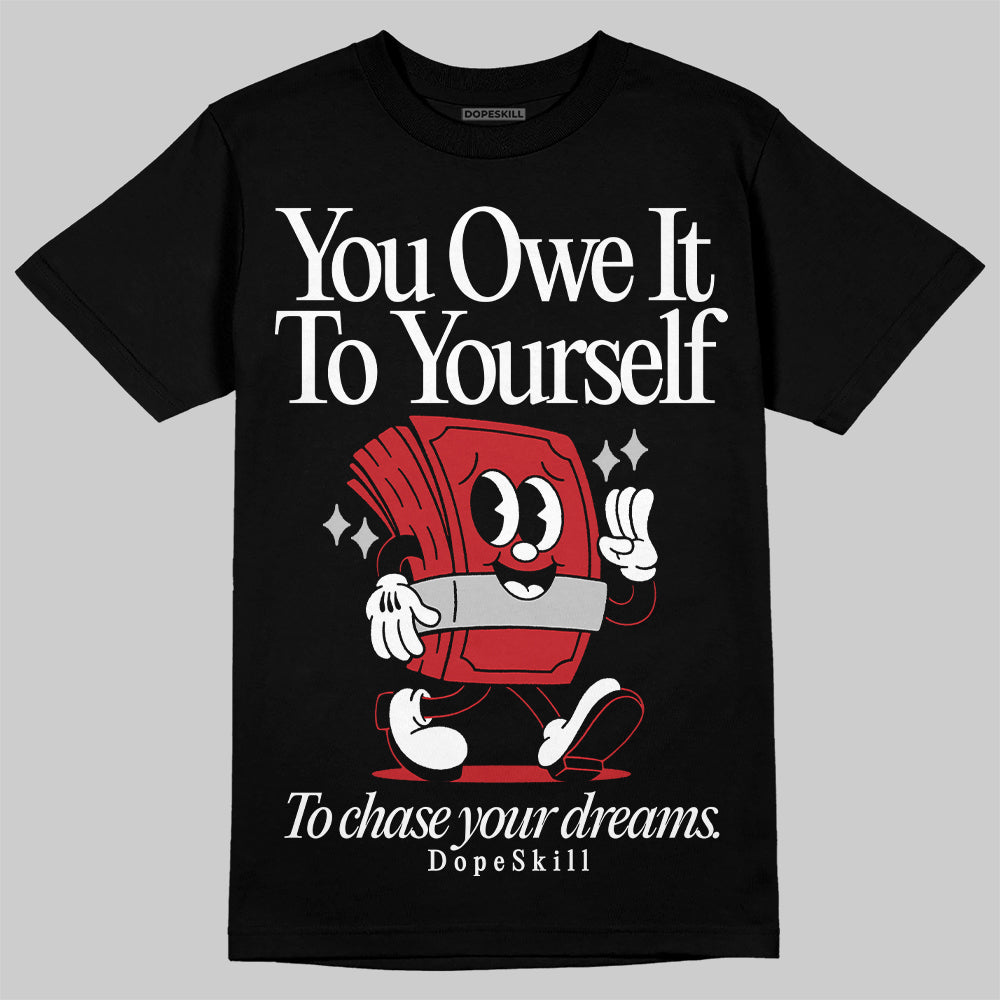 Red Taxi 12s superstreetwear T-Shirt Owe It To Yourself Graphic