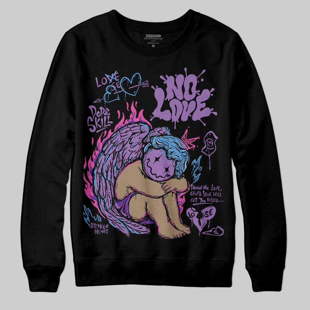PURPLE Collection superstreetwear Sweatshirt No Love Graphic