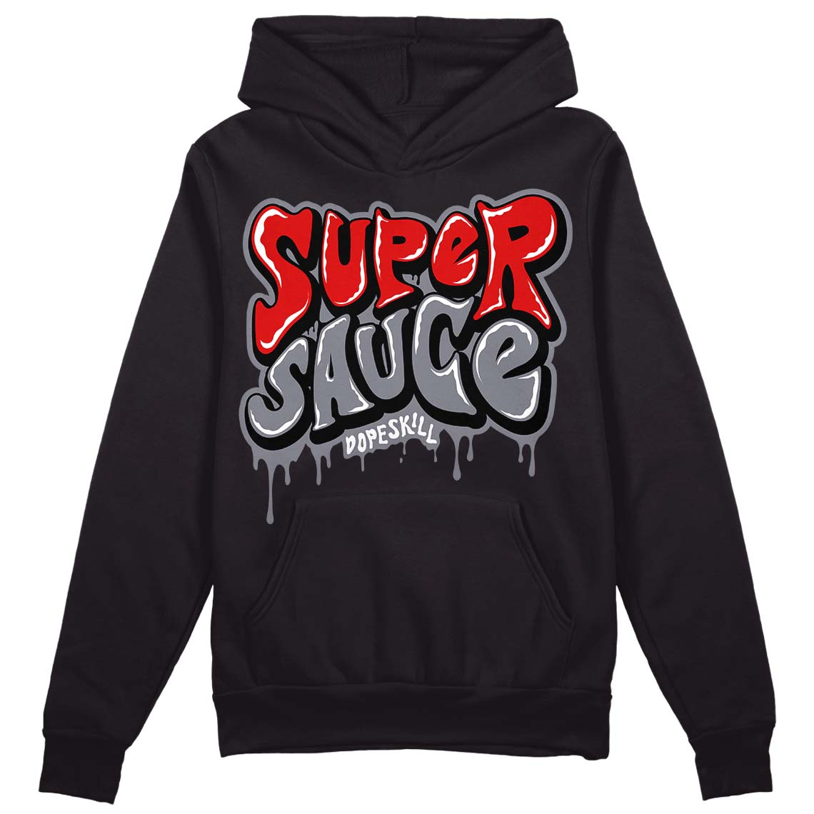 Fire Red 9s superstreetwear Hoodie Sweatshirt Super Sauce Graphic