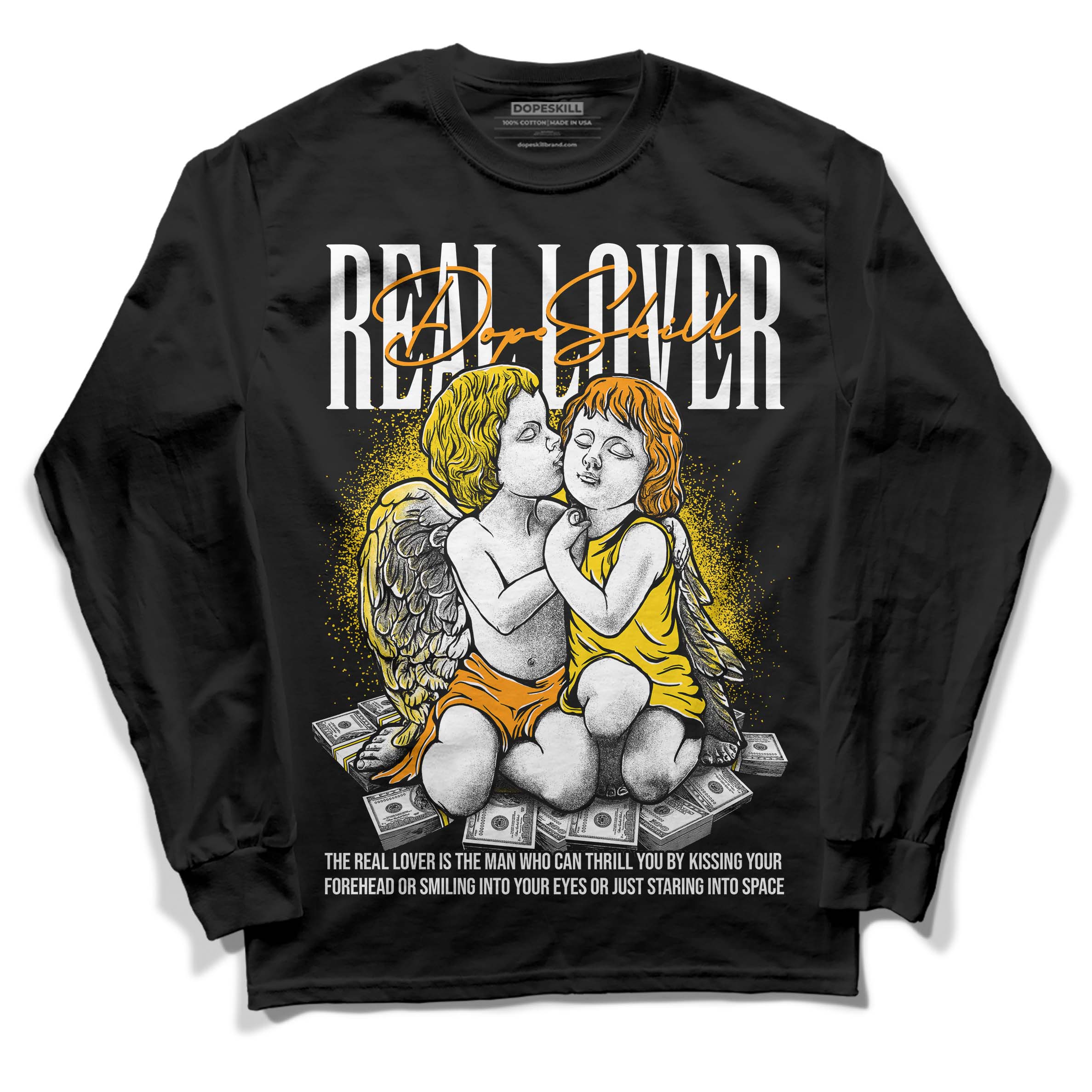 Yellow Ochre 6s superstreetwear Long Sleeve T-Shirt Real Lover Graphic