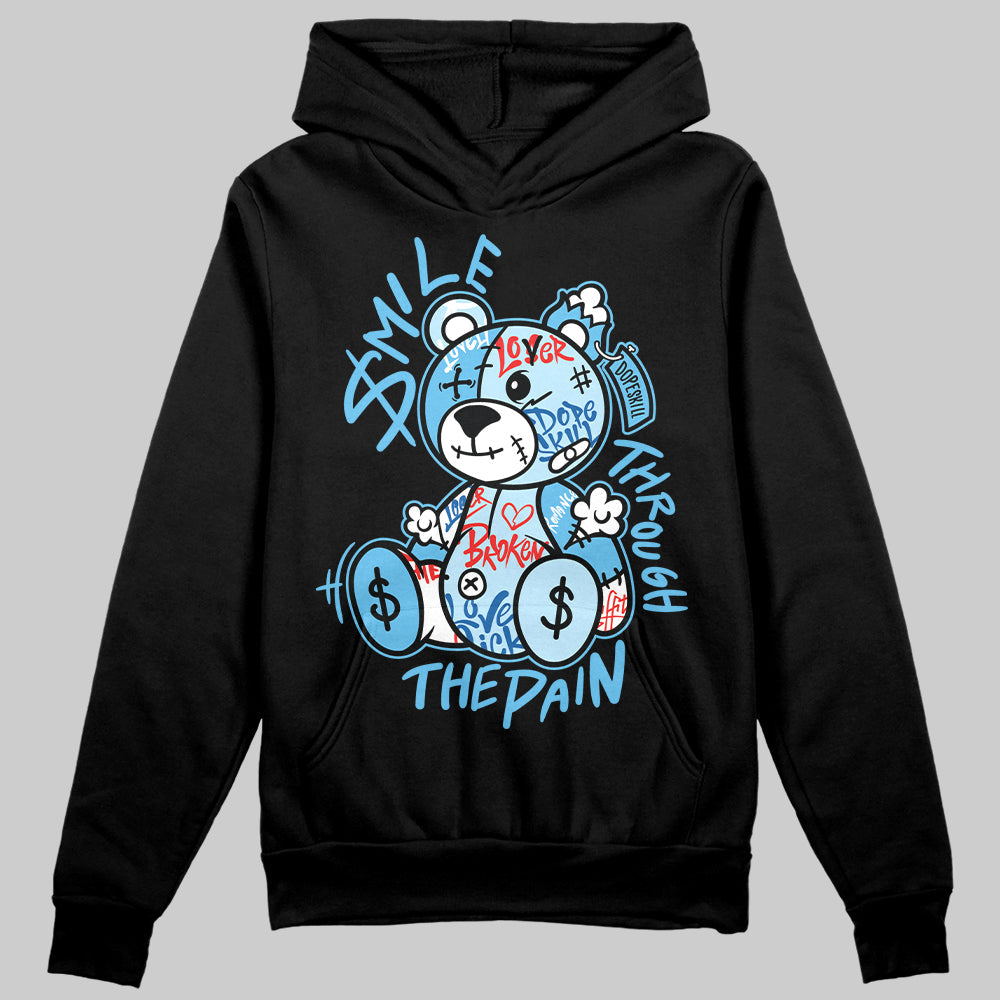 Legend Blue 11s superstreetwear Hoodie Sweatshirt Smile Through The Pain Graphic