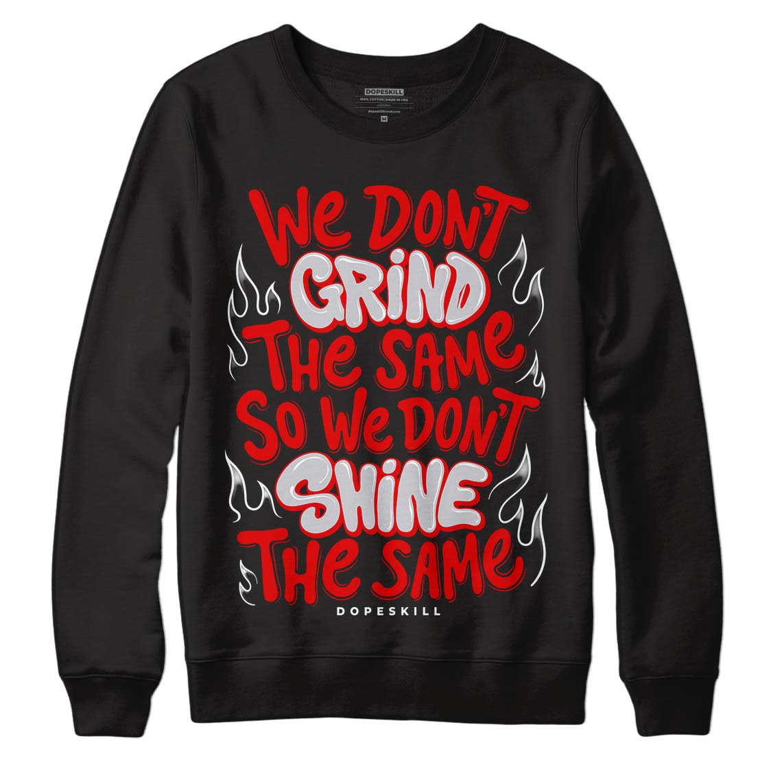 Red Cement 4S superstreetwear Sweatshirt Grind Shine Graphic