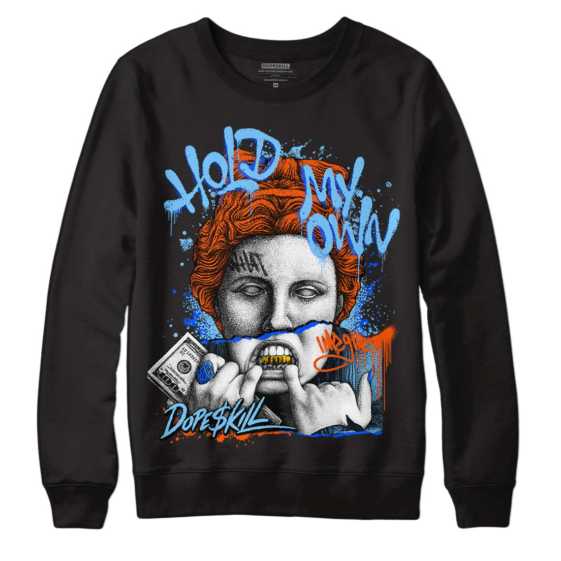 Dunk Low Futura University Blue superstreetwear Sweatshirt Hold My Own Graphic