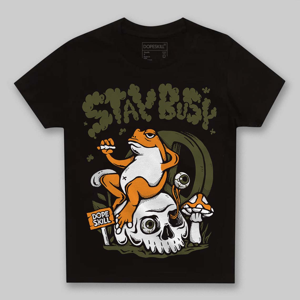 Olive 5s superstreetwear Toddler Kids T-shirt Stay Busy Graphic