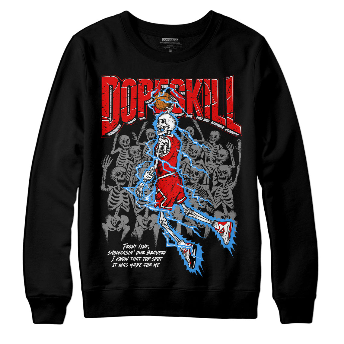 Red Cement 4S superstreetwear Sweatshirt Thunder Dunk Graphic