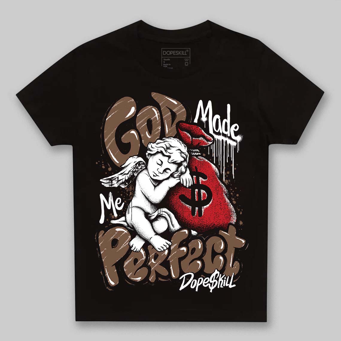 Olive 9s superstreetwear Toddler Kids T-shirt God Made Me Perfect Graphic