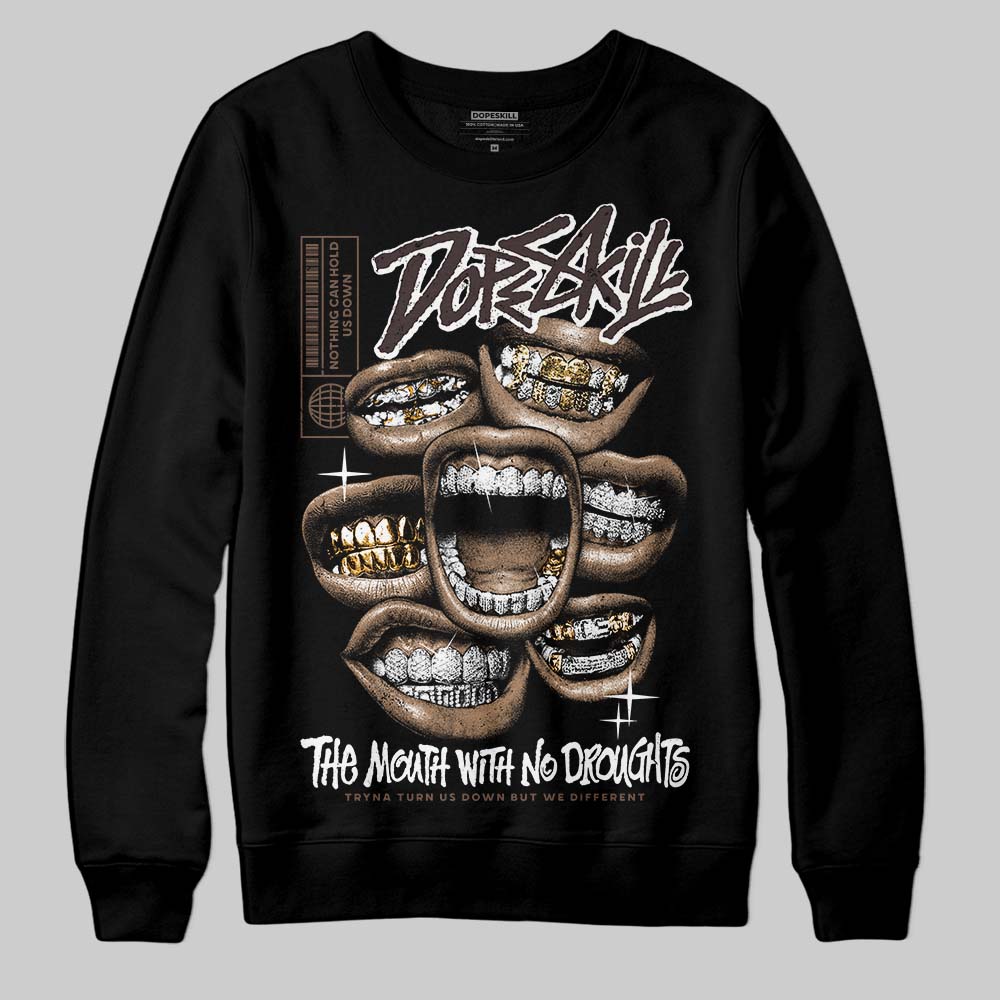 Baroque Brown 12s superstreetwear Sweatshirt The Mouth With No Droughts Graphic