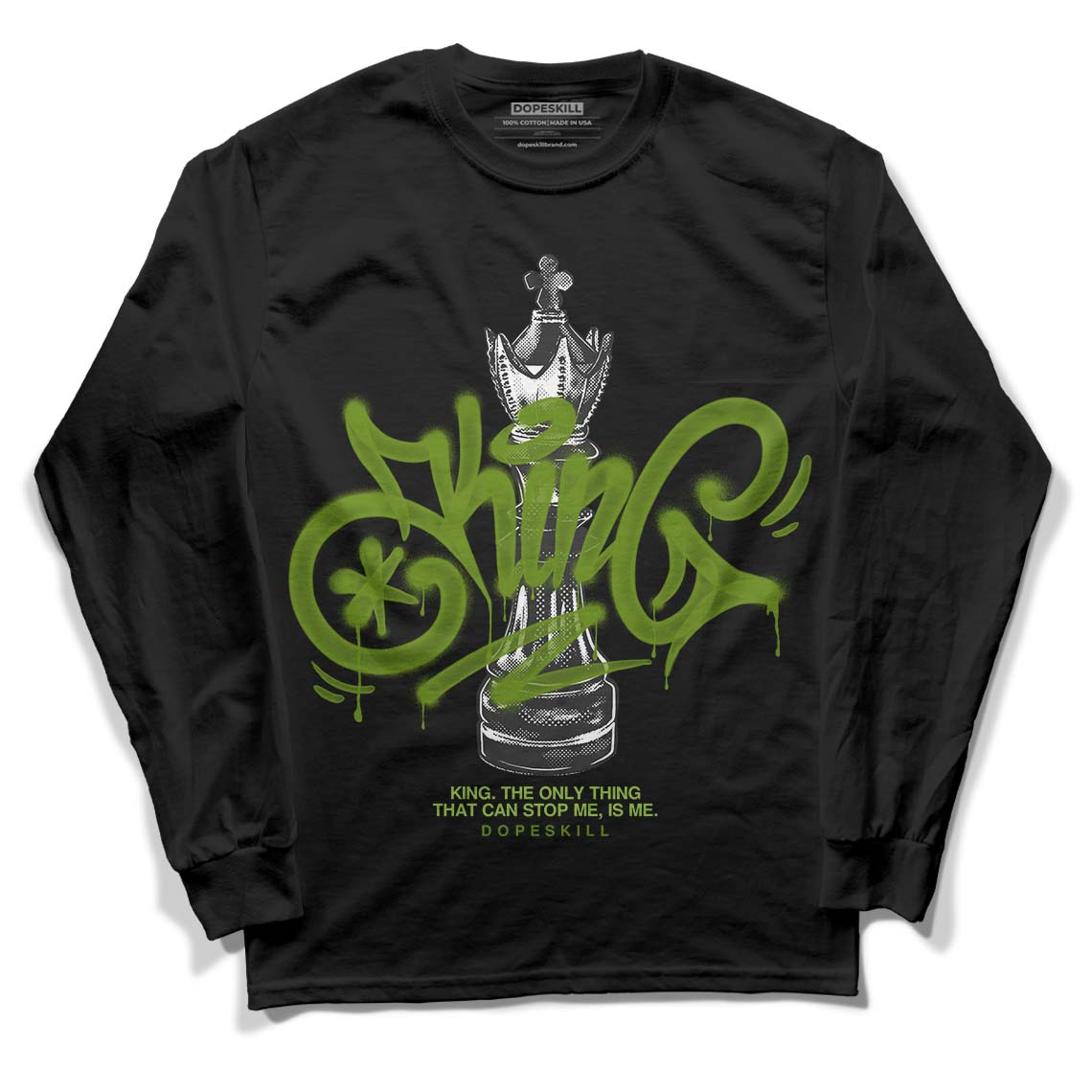 Dunk Low 'Chlorophyll' superstreetwear Long Sleeve T-Shirt King Chess Graphic