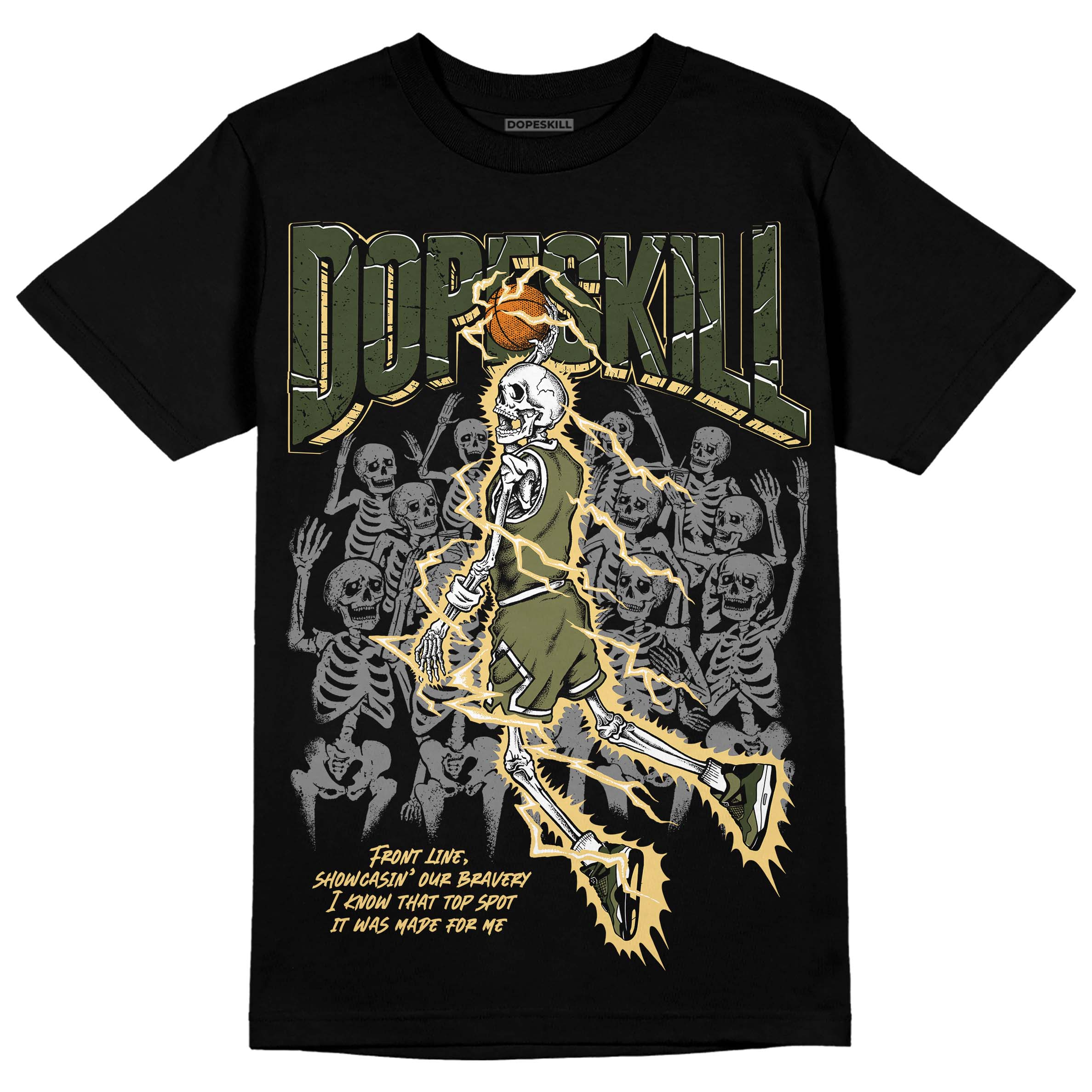 Craft Olive 4s superstreetwear T-Shirt Thunder Dunk Graphic
