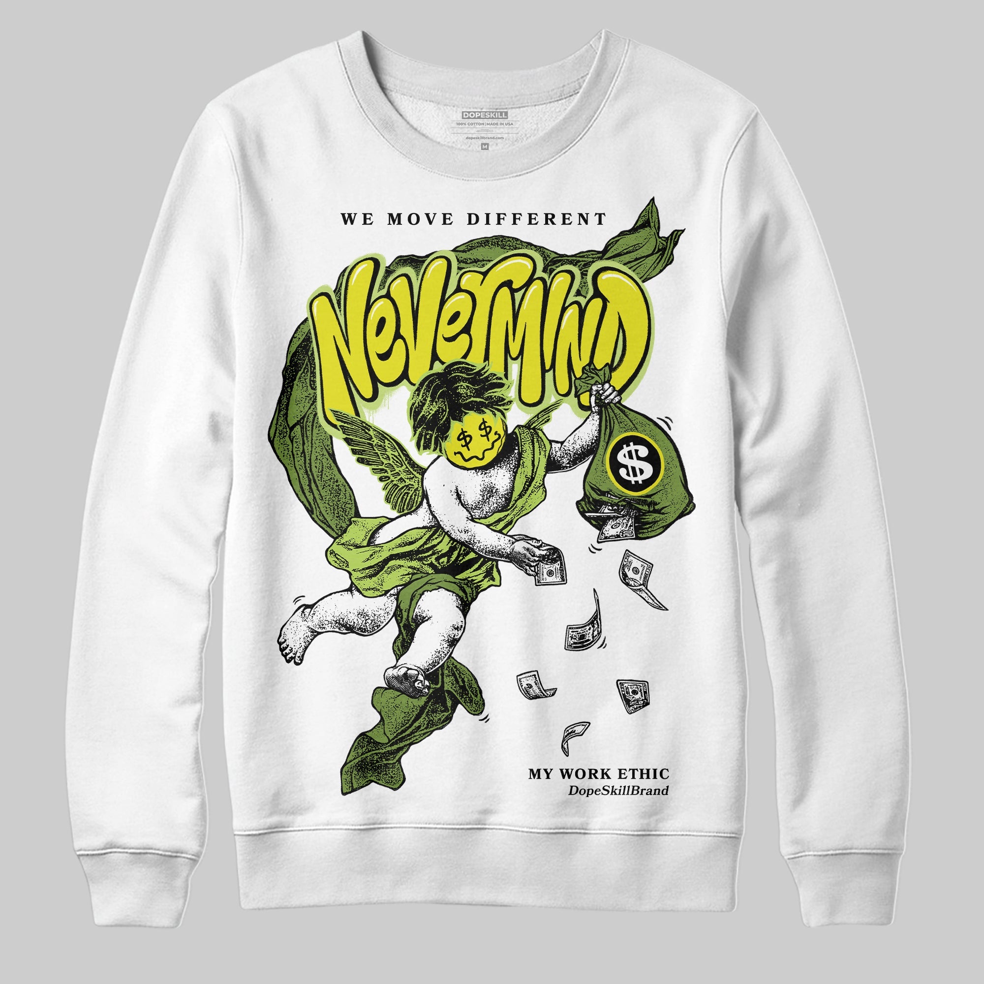 Bright Cactus 13s superstreetwear Sweatshirt Nevermind Graphic