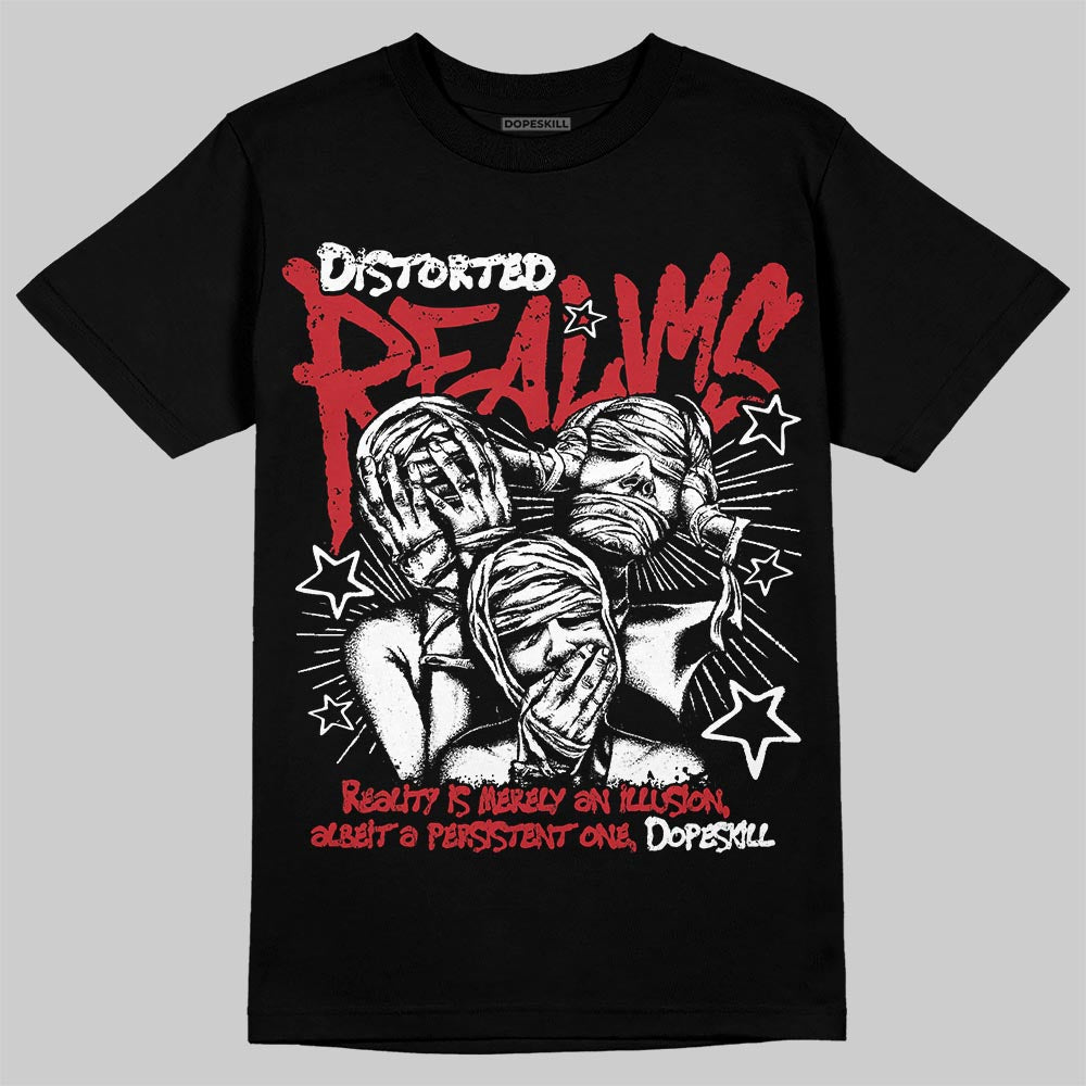 Bred 11s superstreetwear T-Shirt Distorted Realms Graphic