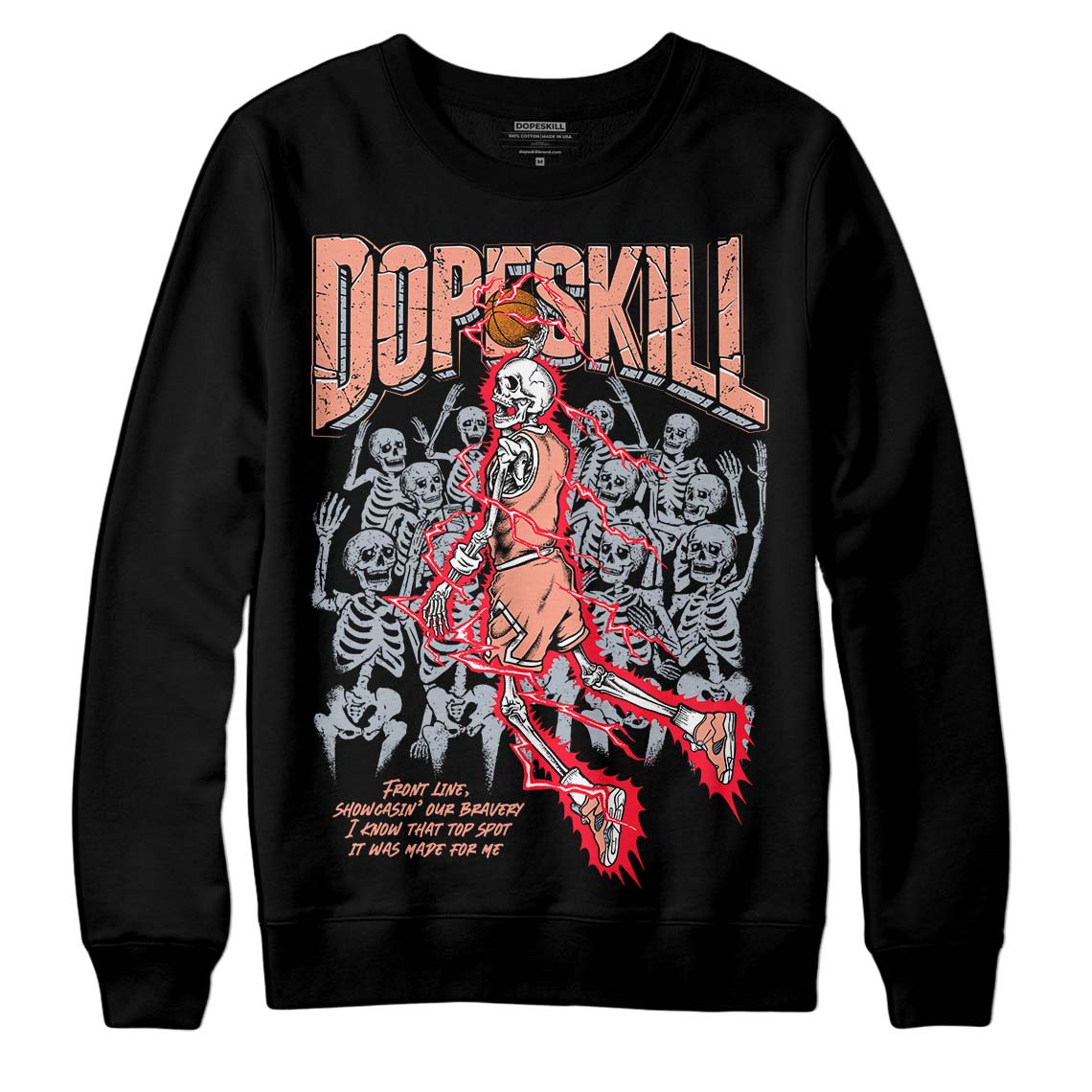 Crimson Bliss 5s superstreetwear Sweatshirt Thunder Dunk Graphic