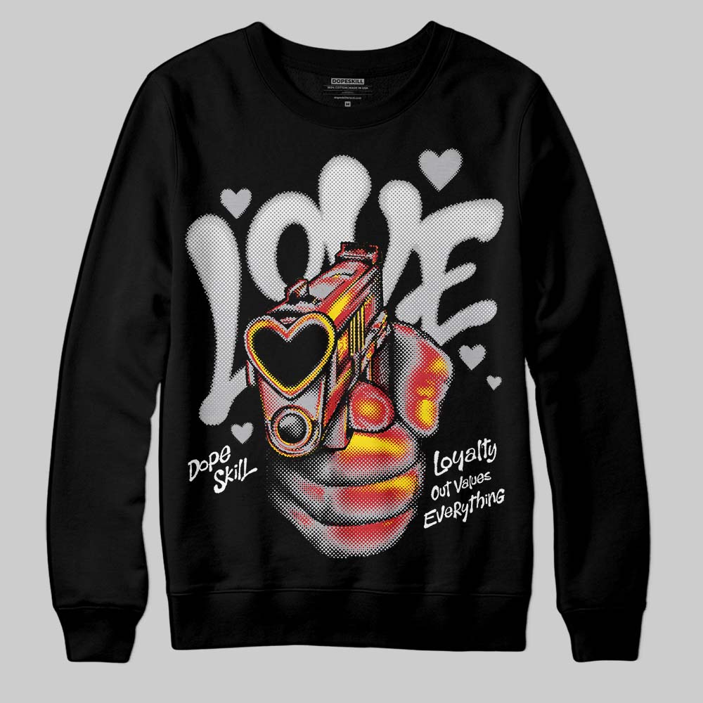 White Cement 4s superstreetwear Sweatshirt Love Shot Graphic