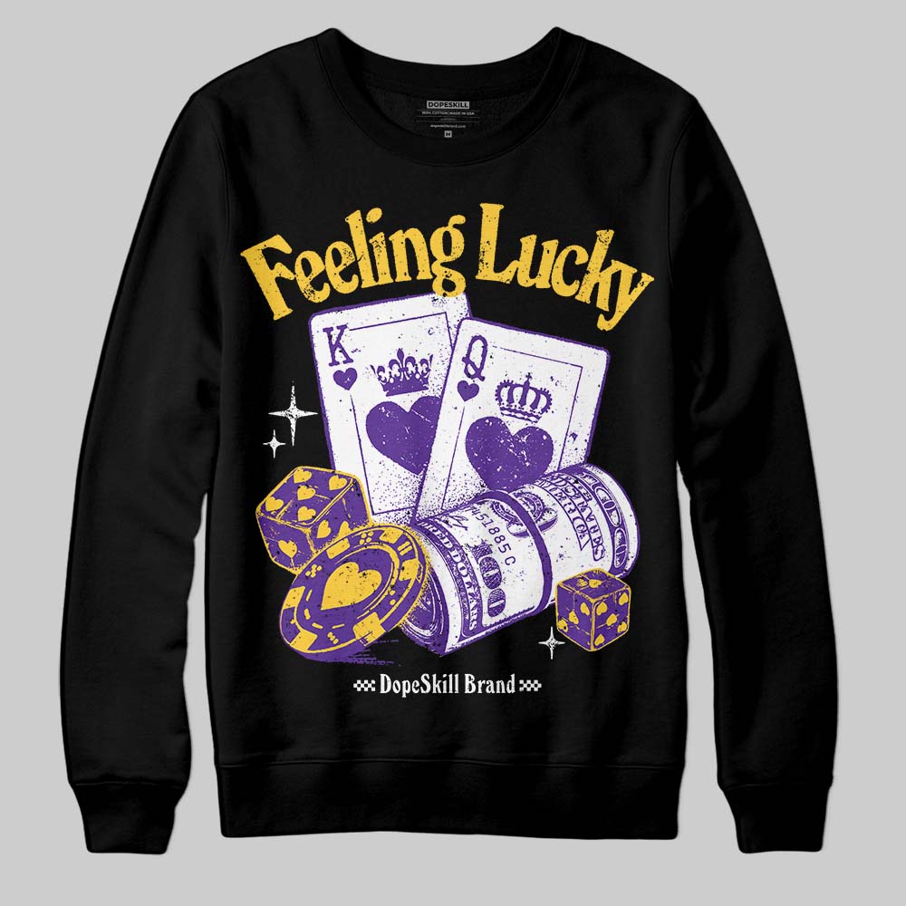 PURPLE Collection superstreetwear Sweatshirt Feeling Lucky Graphic
